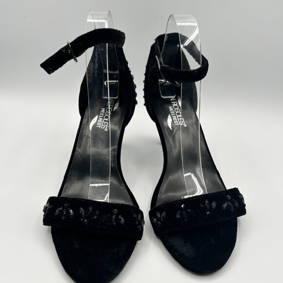 Aerosoles Velvet Strappy Heels - Picture 8 of 12